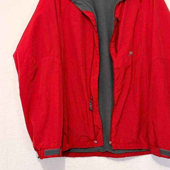 Helly Hansen Fleece Lined Jacket Mens Large Dark Red Lightweight Soft Shell - Picture 10 of 12